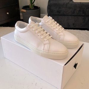 White All Leather Sneakers- Made for Italic - never worn